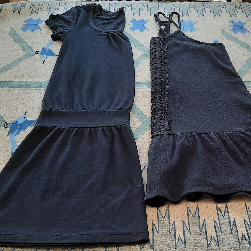 4/$16 Bundle of Black Tops/Dresses - size XS/S